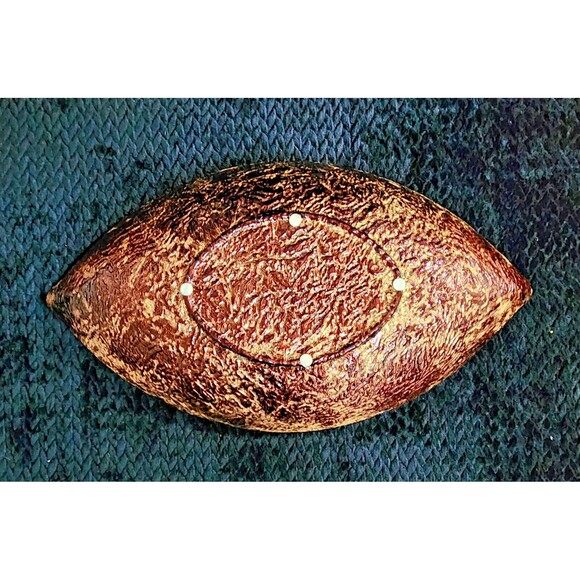 Mid-Century Iridescent Glass Console Bowl – Hollywood Regency Style – 1950–1970 - Picture 3 of 9